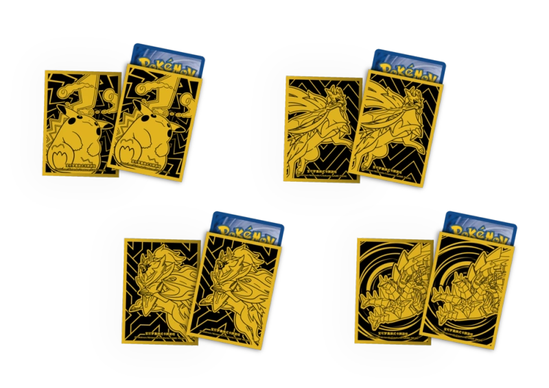 Sleeves x64 Coffret Gift Box Pikachu/Zacian/Zamazenta/Ethernatos